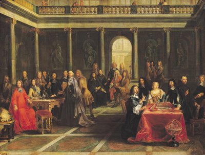 Queen Christina of Sweden (1626-89) and Her Court by Pierre Louis the Younger Dumesnil